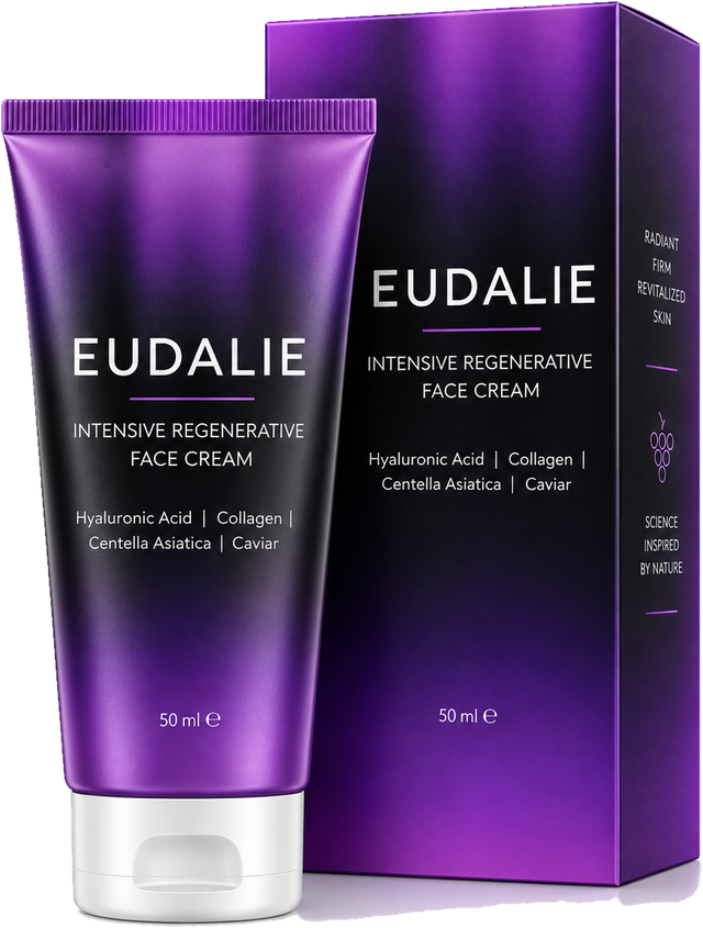 EUDALIE Face Cream – intensyviai regeneruojantis veido kremas, 50 ml
